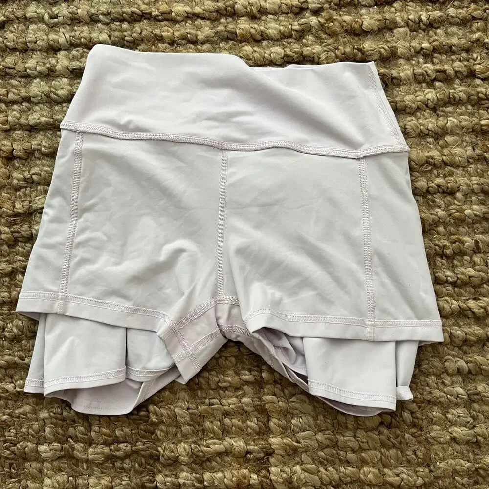 Lululemon Align High Rise Skirt Pink Haze Size 8 Athletic Tennis Golf Skort EUC